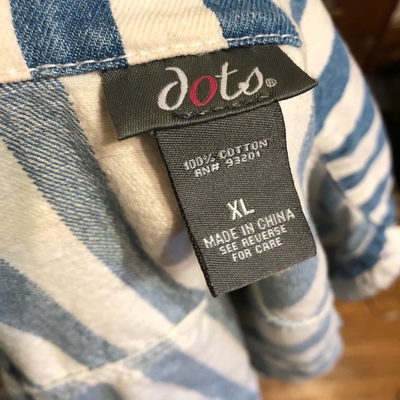 Y2K 90s striped jean jacket - Picture 4 of 8